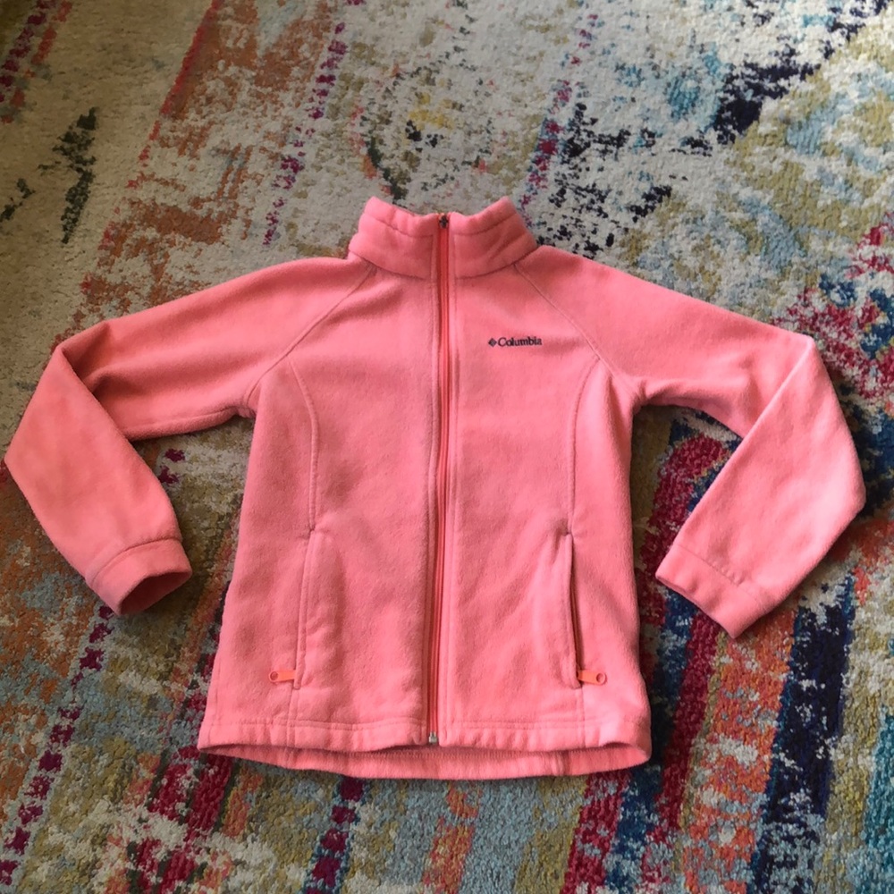 Girls Columbia fleece full zip - Picture 1 of 3
